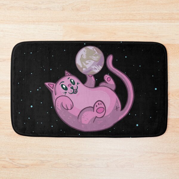 Item preview, Pink Cat Playing With Earth | Galaxy Kitten designed and sold by artado.