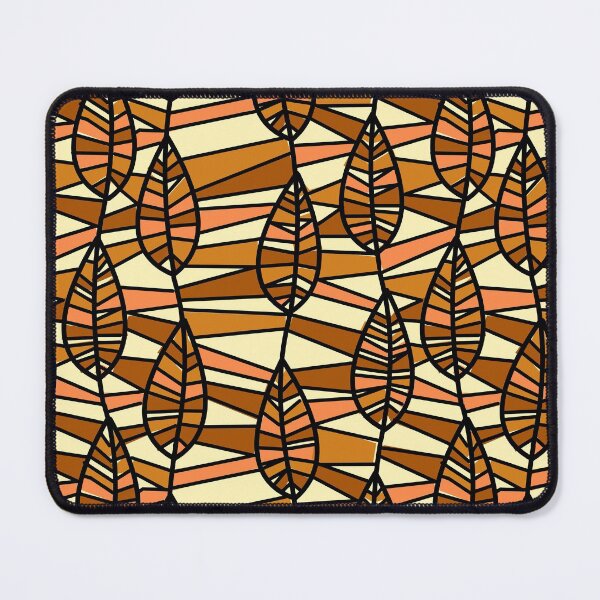 Item preview, Abstract Leaves Burnt Orange Autumn Pattern designed and sold by Tamas Das.