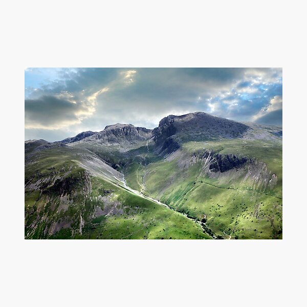 Item preview, Scafell and Scafell Pike from Yewbarrow designed and sold by Martin Lawrence.