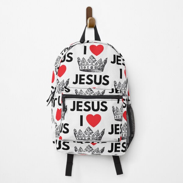Item preview, I LOVE KING JESUS (BLACK) designed and sold by BravenWild.
