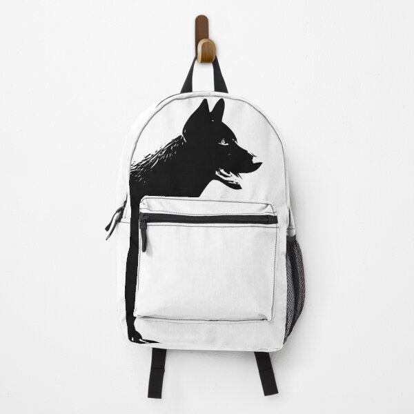 Item preview, German Shepherd Black and White Minimalist Art designed and sold by Elarex.