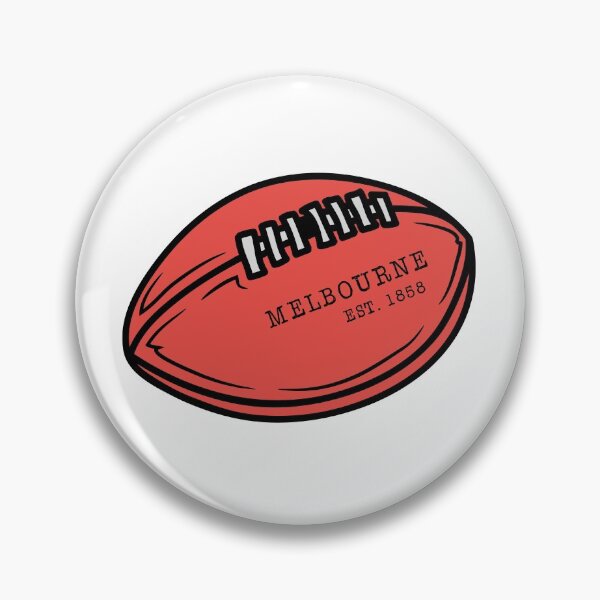 Item preview, Melbourne Demons AFL Team EST Red Sherrin  designed and sold by All-About-AFL.