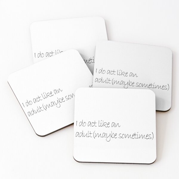 Item preview, I act like an adult| Adulting| 18th Birthday designed and sold by Kritika 99.