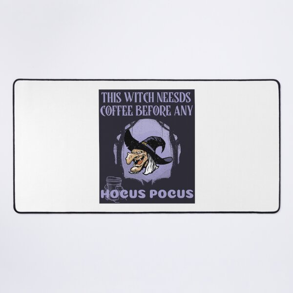 Item preview, This Witch Needs Coffee Before Any Hocus Pocus designed and sold by crazydotdesigns.
