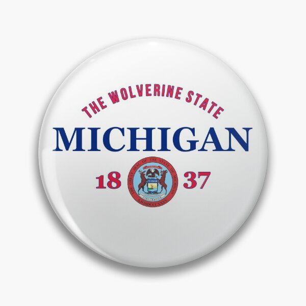 Item preview, Michigan Pride Flag Native The Wolverine State  designed and sold by The Junto Shop.