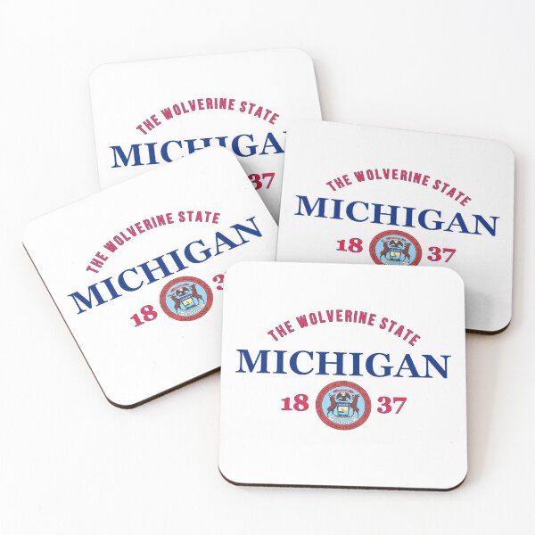 Item preview, Michigan Pride Flag Native The Wolverine State  designed and sold by The Junto Shop.