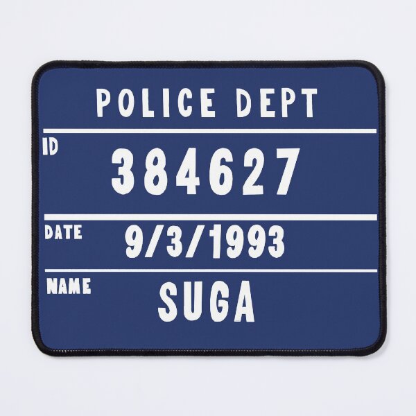 Item preview, Suga - Police Dept Numbers designed and sold by JColine.