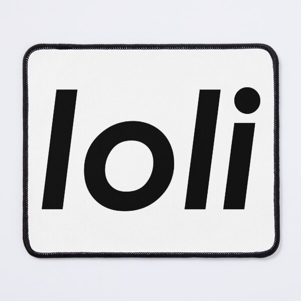 Item preview, loli | typography | black and white designed and sold by rsty11.