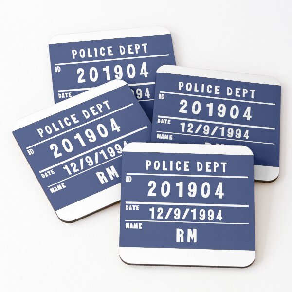 Item preview, RM - Police Dept Numbers designed and sold by JColine.