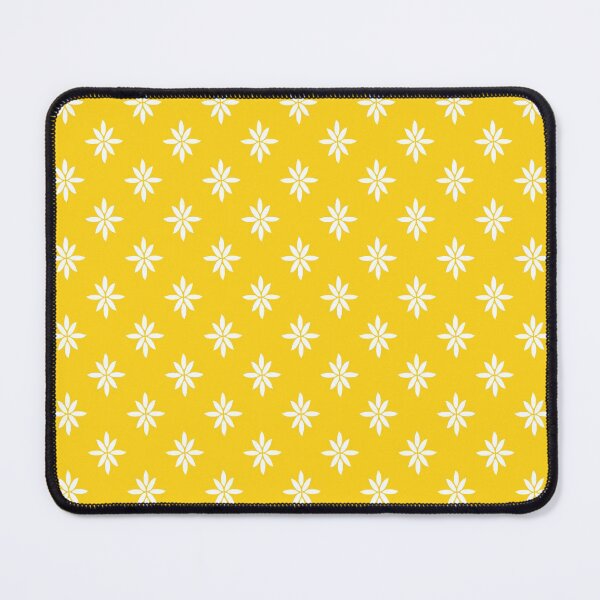 Item preview, Star Flower Snowflake Pattern in Yellow designed and sold by DeStract.