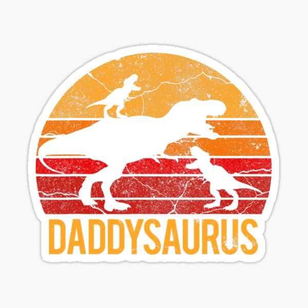 Vista previa del artículo con la obra «Daddy Dinosaur Daddysaurus 2 Dos Niños Navidad Gif Hombres Faher», diseñado y vendido por BlasengameEain.