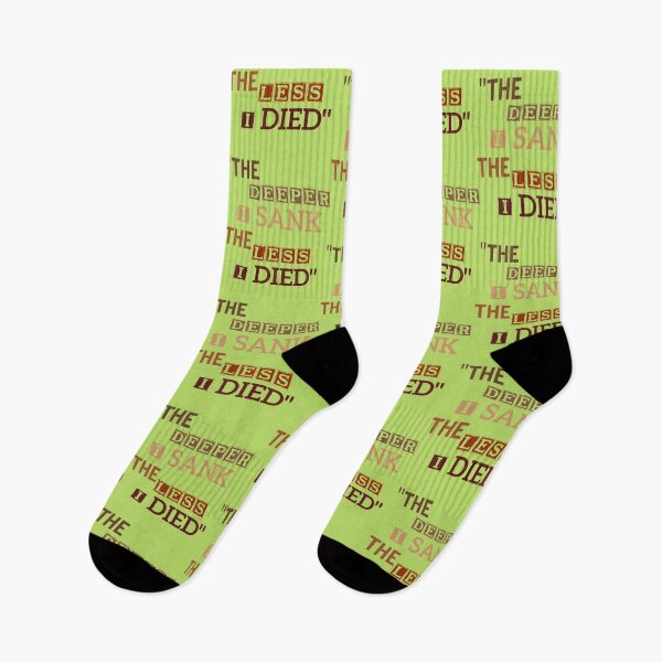Item preview, "THE DEEPER I SANK THE LESS I DIED."THE BEST QUALITY OF STICKERS & T-SHIRT designed and sold by thechamppainter.