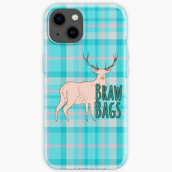 BrawBags Signature Tartan and Logo iPhone Soft Case