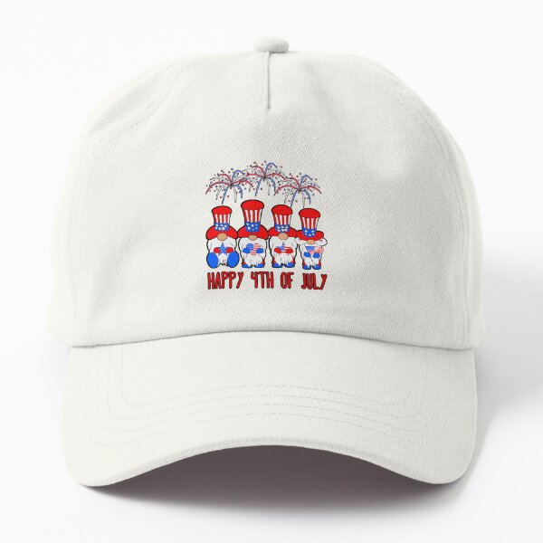 Happy 4th Of July Gnomes Baseball Hat