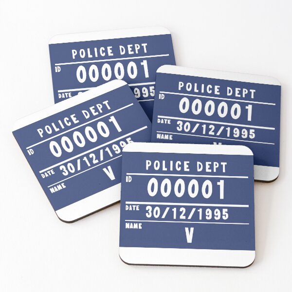 Item preview, V - Police Dept Numbers designed and sold by JColine.
