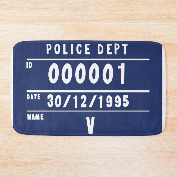 Item preview, V - Police Dept Numbers designed and sold by JColine.