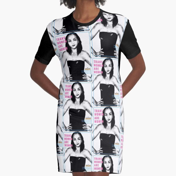 Trans Women Are Women Graphic T-Shirt Dress