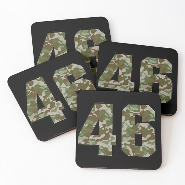 Item preview, Army Camo Number Forty-Six Veteran Lucky Number 46 designed and sold by Urosek.