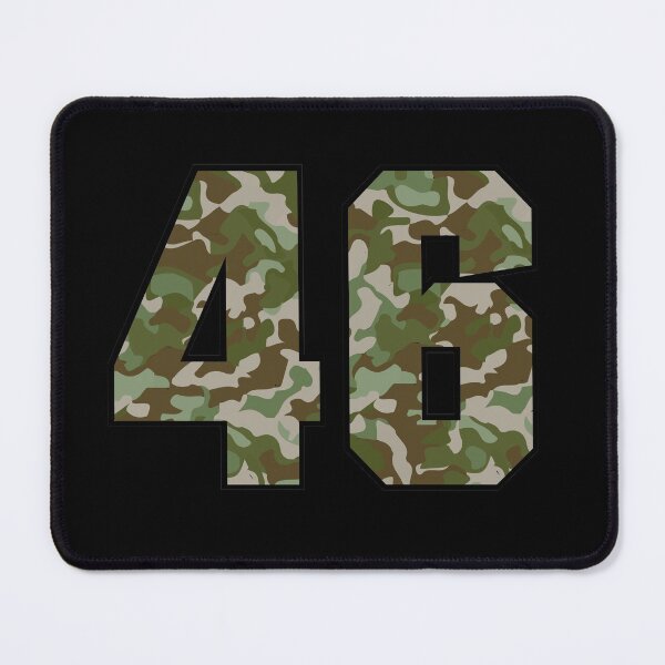 Item preview, Army Camo Number Forty-Six Veteran Lucky Number 46 designed and sold by Urosek.