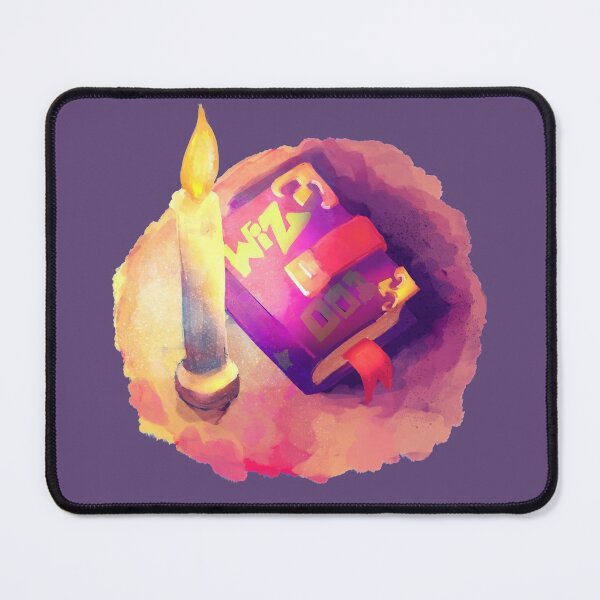 Item preview, Wizard 001 Book - on light purple designed and sold by theinkypensieve.