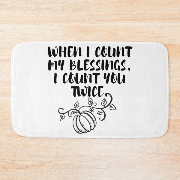 Item preview, When I Count My Blessings I Count You Twice/ Thanksgiving  designed and sold by Designs By YL.