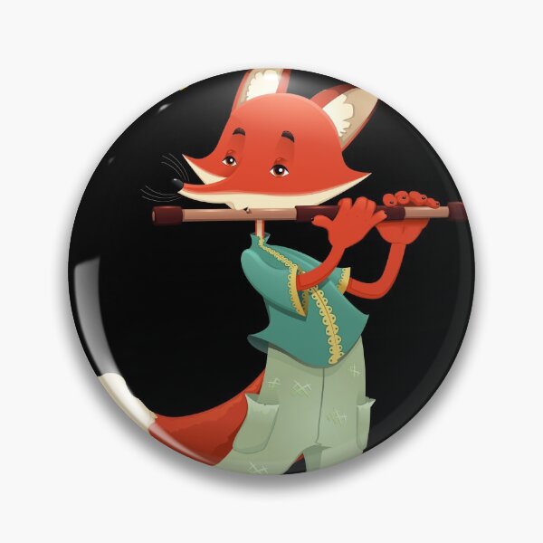 Item preview, Foxy Flautist designed and sold by BeardedTree.