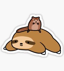 Sloth and Chipmunk Sticker
