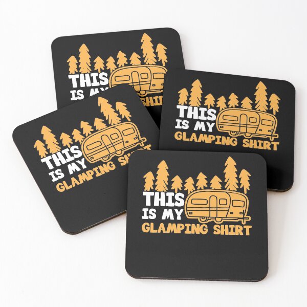 Item preview, Glamping with caravan designed and sold by fatshirt.