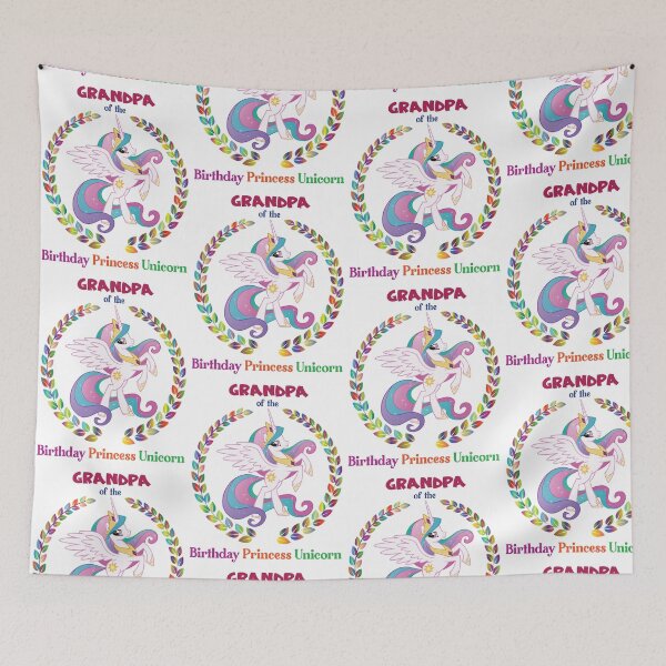 Item preview, Grandpa of The Birthday Princess Unicorn designed and sold by omegaplus.