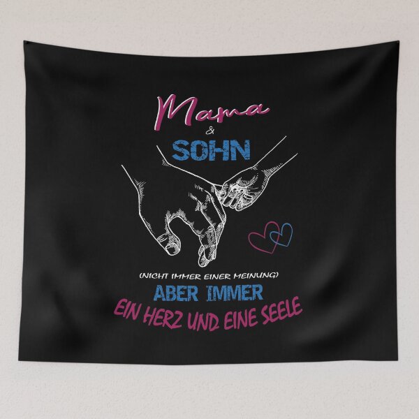 Artikelvorschau, Mama und Sohn - immer ein Herz und eine Seele entworfen und verkauft von Shirt-Designs.