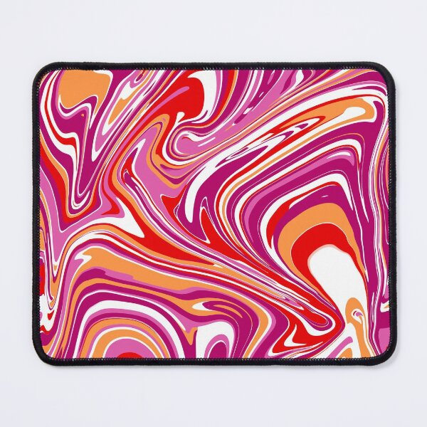 Item preview, Lesbian flag swirl pattern designed and sold by Louisa Powell.