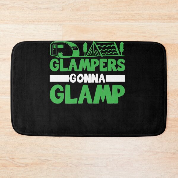 Item preview, Glampers with caravan and tent designed and sold by fatshirt.