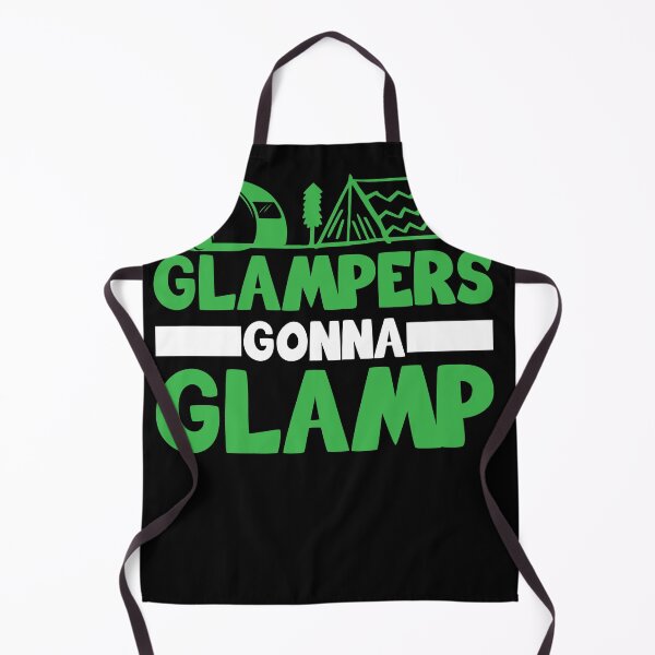 Item preview, Glampers with caravan and tent designed and sold by fatshirt.