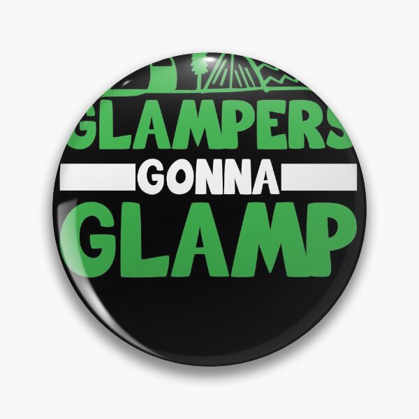 Item preview, Glampers with caravan and tent designed and sold by fatshirt.