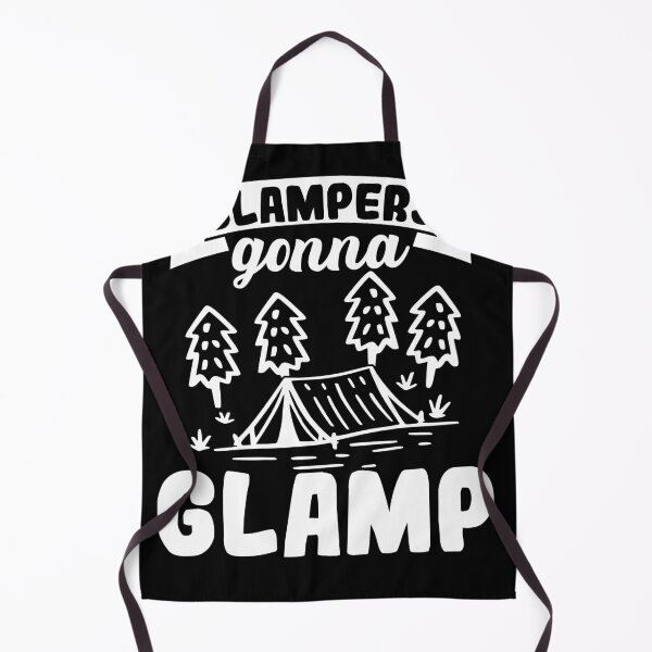 Item preview, Glampers with caravan and tent designed and sold by fatshirt.