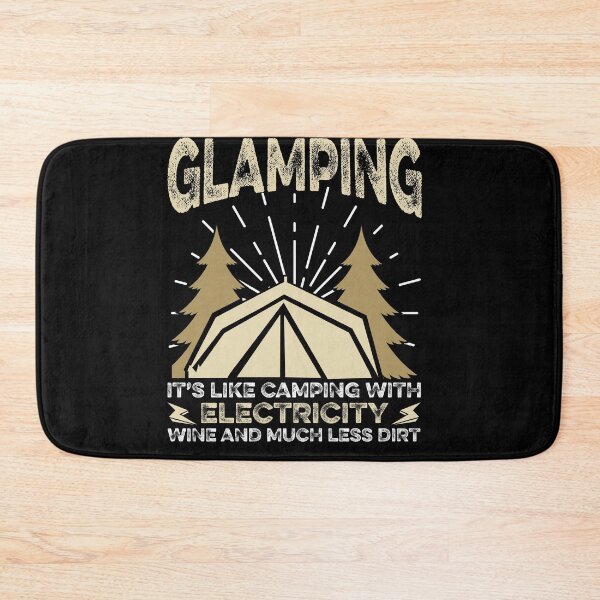 Item preview, Glamping with tent designed and sold by fatshirt.