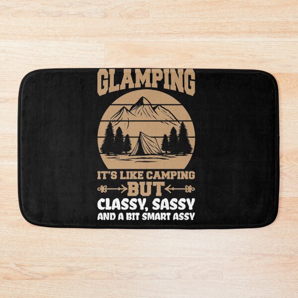 Item preview, Glamping with tent designed and sold by fatshirt.