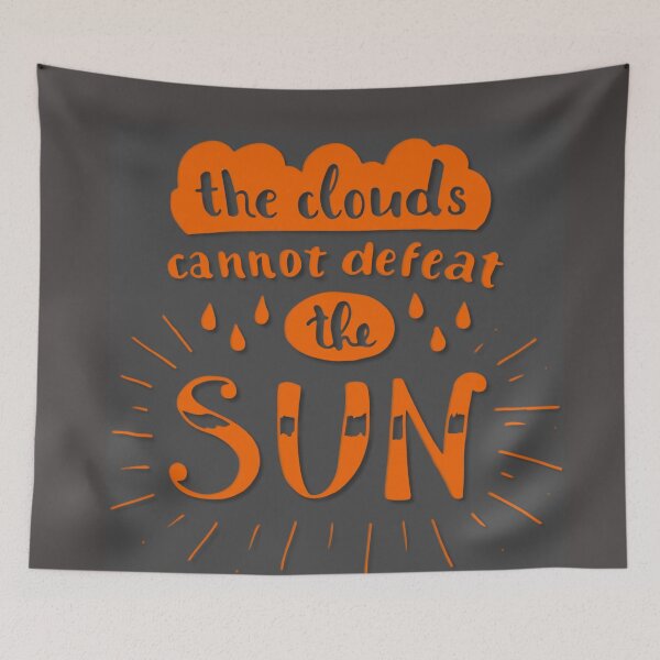 Item preview, "The Clouds Cannot Defeat the Sun" designed and sold by bohokitty.