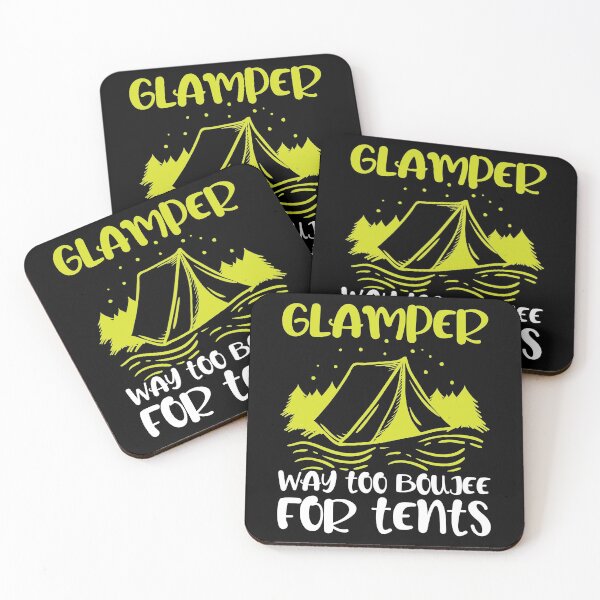 Item preview, Glamping with caravan designed and sold by fatshirt.