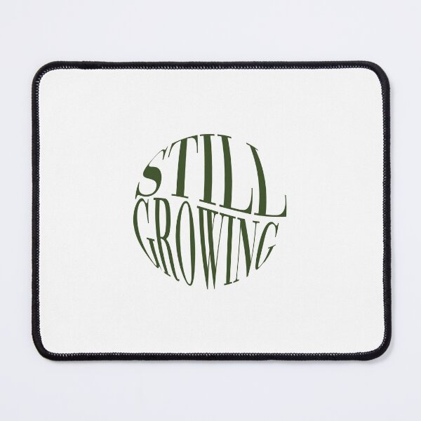 Item preview, still growing typography in forest green designed and sold by emscalligraphy.