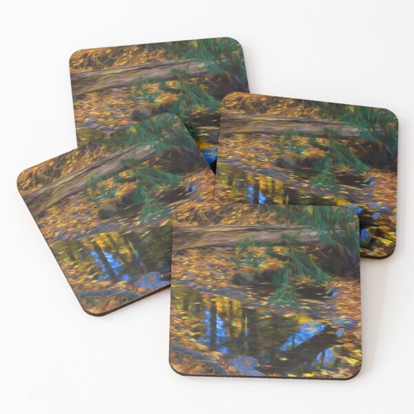Item preview, Impressions of a Little Forest Creek in the Fall designed and sold by Georgia Mizuleva.