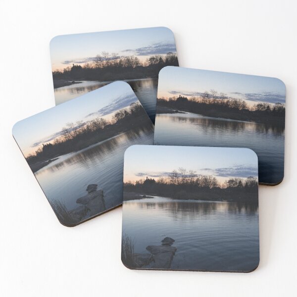 Item preview, Cool Blue Ripples - Lake Shore Eventide designed and sold by Georgia Mizuleva.