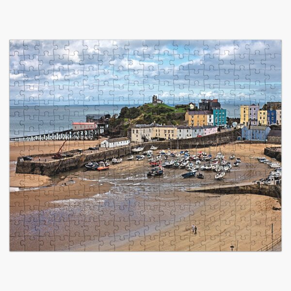 Low Tide in Tenby Harbour Jigsaw Puzzle
