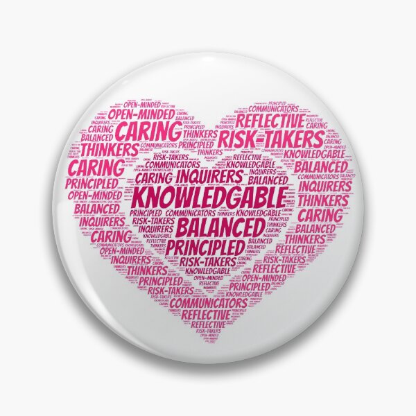 Item preview, I Love IB DP International Baccalaureate Diploma Program Learners Profile Heart designed and sold by coffeetea2020.