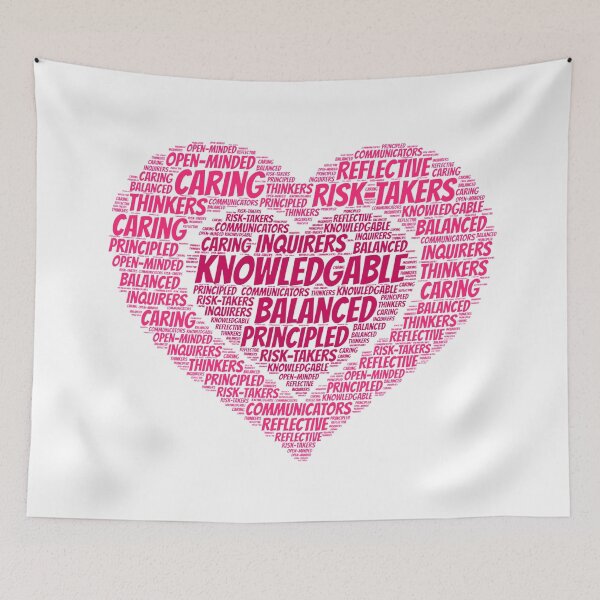 Item preview, I Love IB DP International Baccalaureate Diploma Program Learners Profile Heart designed and sold by coffeetea2020.
