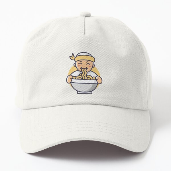 Japanese Ramen Noodles Bowl Boy Dad Hat