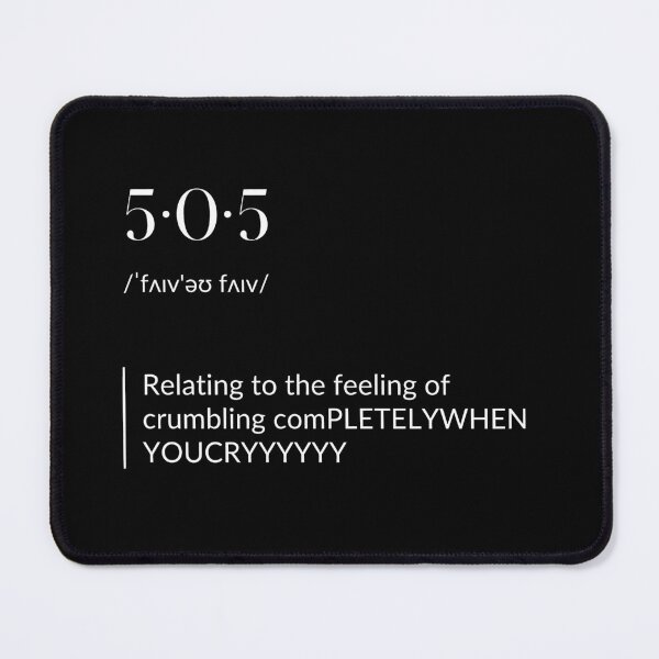 Item preview, 505 definition: feeling of crumbling completely black designed and sold by wilhelmmontes.