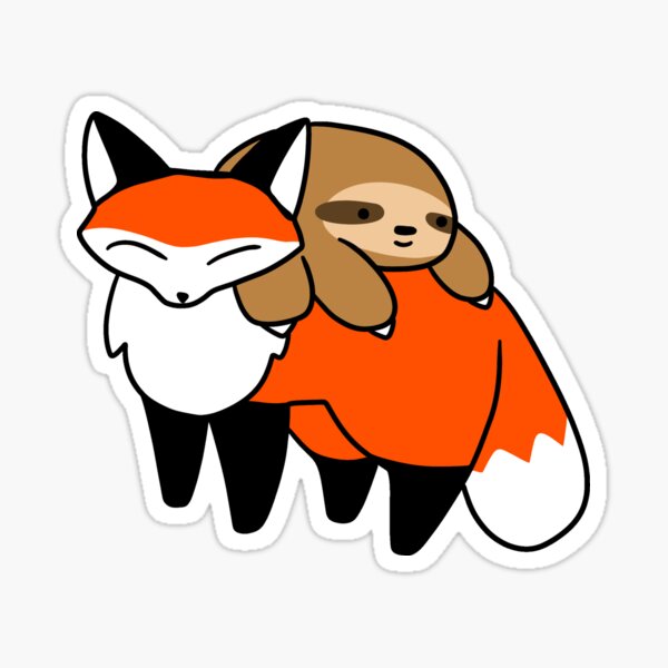 Item preview, Sloth and Fox designed and sold by SaradaBoru.