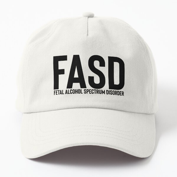 FASD (black letters) Dad Hat