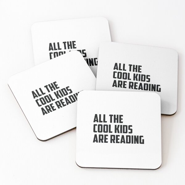 Item preview, All the Cool Kids are Reading - Black designed and sold by strous.